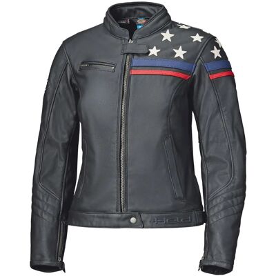 Giacca in pelle da donna Held Midway - Nero/Bianco - Equipaggiamento di protezione Giacca in pelle da donna Held Midway - Nero/Bianco - Equipaggiamento di protezione