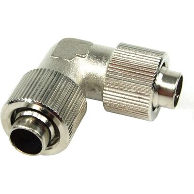Aquatuning 13/10mm (10x1,5mm) L Schlauchverbinder – kompakt – silber nickel pl... Aquatuning 13/10mm (10x1,5mm) L Schlauchverbinder – kompakt – silber nickel pl...