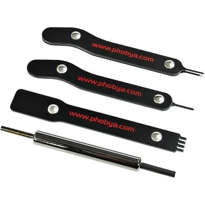 Kit di strumenti per preparazione cavi Phobya - Nero Kit di strumenti per preparazione cavi Phobya - Nero