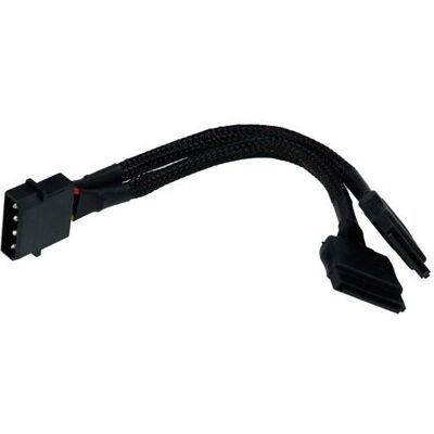 Phobya 87464 Internes Stromkabel - 15cm SATA Y-Kabel Phobya 87464 Internes Stromkabel - 15cm SATA Y-Kabel