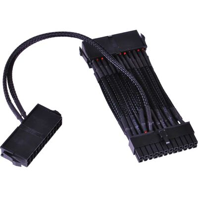 Câble d'alimentation Phobya 87470 - Dual PSU, Noir, 24Pin - Publicité Câble d'alimentation Phobya 87470 - Dual PSU, Noir, 24Pin - Publicité