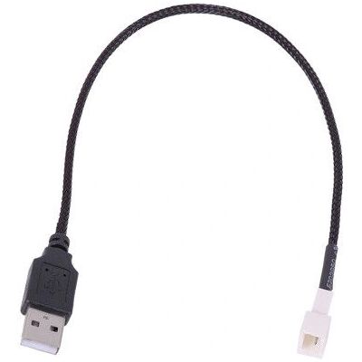 Phobya 81132 USB Lüfterkabel - Schwarz 0,3m Phobya 81132 USB Lüfterkabel - Schwarz 0,3m
