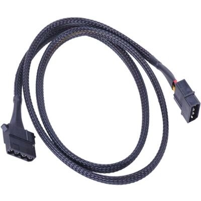 Phobya 4Pin Molex Stromverlängerung - Schwarz - Kabel Phobya 4Pin Molex Stromverlängerung - Schwarz - Kabel