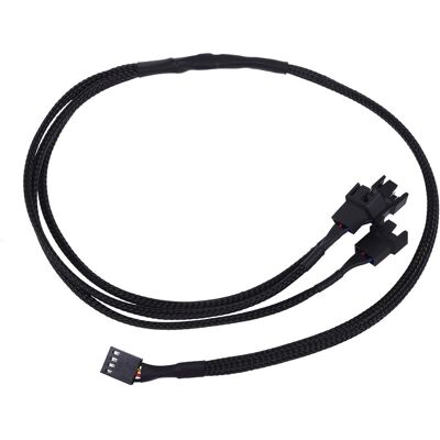 Phobya Y-Kabel 4Pin PWM 60cm - Schwarz, Interne Kabel (PC) Phobya Y-Kabel 4Pin PWM 60cm - Schwarz, Interne Kabel (PC)