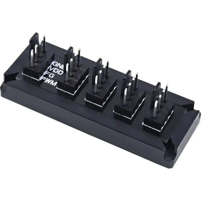 Phobya 1011223 Schwarzer PWM Lüfterverteiler - Kabelverteiler/Combiner Phobya 1011223 Schwarzer PWM Lüfterverteiler - Kabelverteiler/Combiner