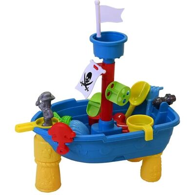 Knorrtoys Zand- en Watafel Piratenschip - Blauw, 51x31x58cm - Sand and Water Table Knorrtoys Zand- en Watafel Piratenschip - Blauw, 51x31x58cm - Sand and Water Table