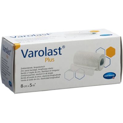Paul Hartmann AG Varolast Plus Bande de Zinc - Compression pour œdèmes - Publicité Paul Hartmann AG Varolast Plus Bande de Zinc - Compression pour œdèmes - Publicité