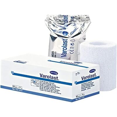 Hartmann Varolast Plus Elastischer Verband - Halbrigides Zinkoxid, 10cm x 5m Hartmann Varolast Plus Elastischer Verband - Halbrigides Zinkoxid, 10cm x 5m
