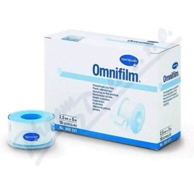 Hartmann Omnifilm Adhesiefilm - Microperforatief plastic - 5cmx5m Hartmann Omnifilm Adhesiefilm - Microperforatief plastic - 5cmx5m