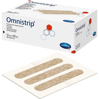 Hartmann Omnistrip Bandes de suture - Petites, Hypoallergéniques, Respirantes Hartmann Omnistrip Bandes de suture - Petites, Hypoallergéniques, Respirantes