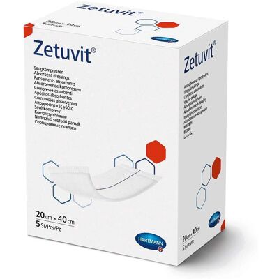 Paul Hartmann AG Zetuvit Absorption Bandage - Sterile 20x40cm Paul Hartmann AG Zetuvit Absorption Bandage - Sterile 20x40cm