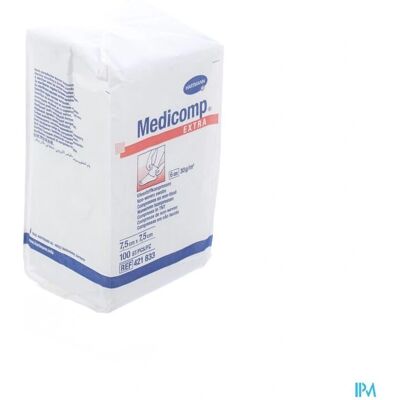 Paul Hartmann MEDICOMP Extra Kompressen - 7,5x7,5cm, unsteril Paul Hartmann MEDICOMP Extra Kompressen - 7,5x7,5cm, unsteril