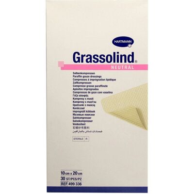 Hartmann Grassolind 10x20cm Sterile Verbandkompressen Hartmann Grassolind 10x20cm Sterile Verbandkompressen