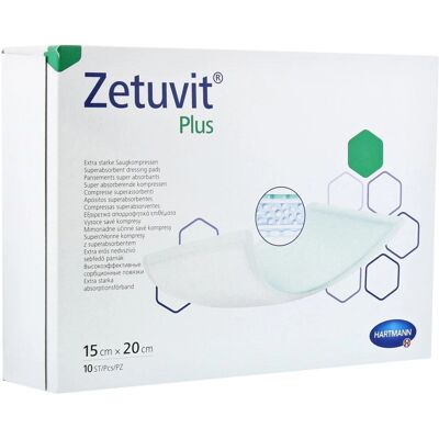 Paul Hartmann AG Zetuvit Plus Extra-Starke Saugkompresse - Steril 15x20cm Paul Hartmann AG Zetuvit Plus Extra-Starke Saugkompresse - Steril 15x20cm