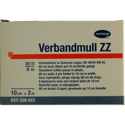 Hartmann Verbandmull 10 cmx2 m Zickzack - Verband Hartmann Verbandmull 10 cmx2 m Zickzack - Verband