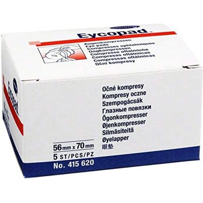 Paul Hartmann AG Eycopad 56x70 mm Eye Compress - Eye Compresses Paul Hartmann AG Eycopad 56x70 mm Eye Compress - Eye Compresses