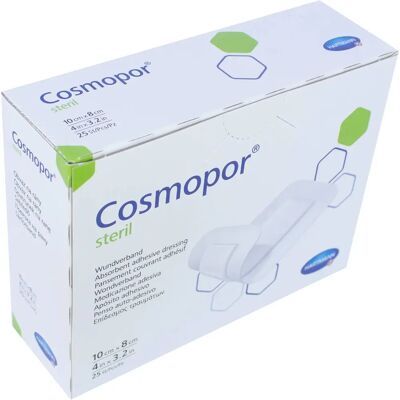 Hartmann Usa Inc Sterilní lepící obvaz Cosmopor - Vláknový obdélník Bílý - 3-1/8 x 4 palce - Krabice s 25 Hartmann Usa Inc Sterilní lepící obvaz Cosmopor - Vláknový obdélník Bílý - 3-1/8 x 4 palce - Krabice s 25