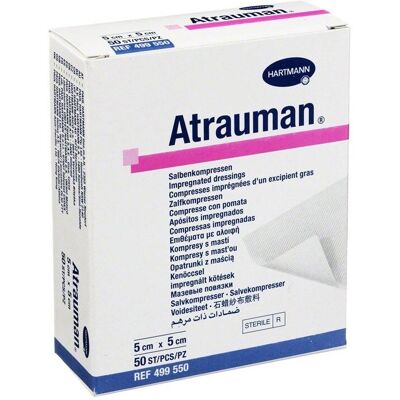 Paul Hartmann AG Atrauman 5x5 cm compresses stériles - 50 pièces - Publicité Paul Hartmann AG Atrauman 5x5 cm compresses stériles - 50 pièces - Publicité