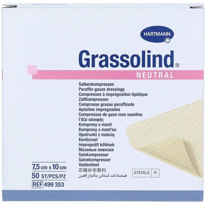 Hartmann - 7,5x10cm neutrale Wundauflage - Erste Hilfe Kompresse Hartmann - 7,5x10cm neutrale Wundauflage - Erste Hilfe Kompresse