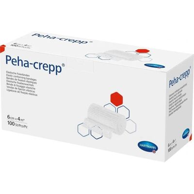 Hartmann Peha-crepp Fixierbinde - Fixierbinde - Elastisk, 6x4 m Hartmann Peha-crepp Fixierbinde - Fixierbinde - Elastisk, 6x4 m