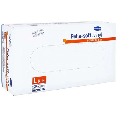 Hartmann Peha-Soft Vinyl Handschuhe - Größe L - Handschuhe Hartmann Peha-Soft Vinyl Handschuhe - Größe L - Handschuhe