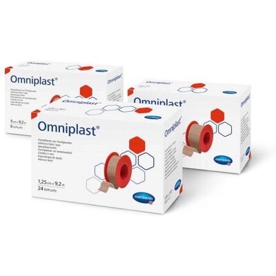 Hartmann Omniplast Hechtpleister - 2,5cm x 5m - Hechtpleister Hartmann Omniplast Hechtpleister - 2,5cm x 5m - Hechtpleister