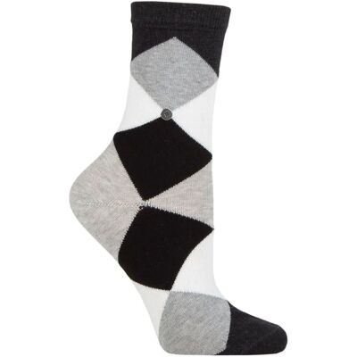 BURLINGTON Bonnie Cotton Argyle Socks - 36-41 BURLINGTON Bonnie Cotton Argyle Socks - 36-41