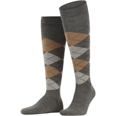 Chaussettes Burlington Edinburgh jusqu’au genou - Anthracite Mel Grey - Publicité Chaussettes Burlington Edinburgh jusqu’au genou - Anthracite Mel Grey - Publicité