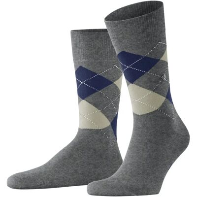 Burlington Socks King (21090) - (21090-3393) light grey mel. Burlington Socks King (21090) - (21090-3393) light grey mel.