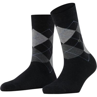 Chaussettes Burlington Queen - Oil Mel Grey Chaussettes Burlington Queen - Oil Mel Grey
