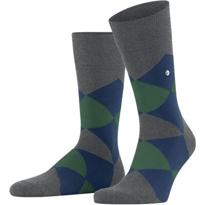 Burlington Clyde Sok - Multicolor/Blauw/Groen - Sokken Burlington Clyde Sok - Multicolor/Blauw/Groen - Sokken