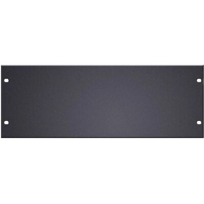 Adam Hall 8724 19" Rack Panel - 4U Aluminium Black Adam Hall 8724 19" Rack Panel - 4U Aluminium Black