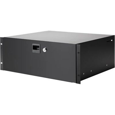 Adam Hall 87404 Boîte de rangement Rack en acier 19" - 4U avec serrure Adam Hall 87404 Boîte de rangement Rack en acier 19" - 4U avec serrure