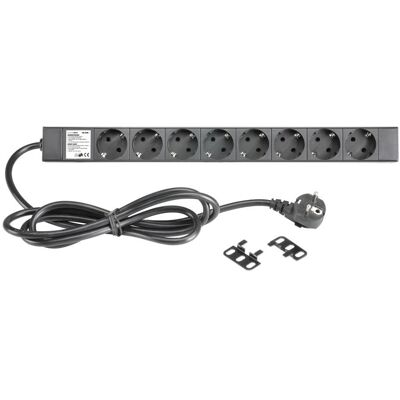 Adam Hall 87471 Strømfordeler - 8 Kontakter, 2 m Kabel - Innendørs bruk Adam Hall 87471 Strømfordeler - 8 Kontakter, 2 m Kabel - Innendørs bruk