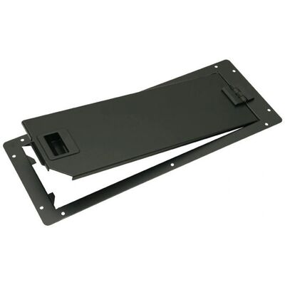 Adam Hall 87602 Service Panel - Sort Stål 16cm for 19" Racks Adam Hall 87602 Service Panel - Sort Stål 16cm for 19" Racks