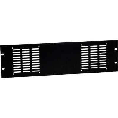 Adam Hall 8763 Rack Panel - 3U, Steel, Black Adam Hall 8763 Rack Panel - 3U, Steel, Black