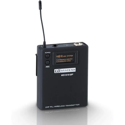 LD Systems Sweet SixTeen WS1616BP Pocketzender - Microfoon, Gitaar, Headset, Beltpack LD Systems Sweet SixTeen WS1616BP Pocketzender - Microfoon, Gitaar, Headset, Beltpack
