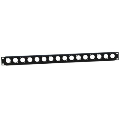 Adam Hall Pannello Rack 872225 - Supporta 16 connettori XLR di tipo "D" Adam Hall Pannello Rack 872225 - Supporta 16 connettori XLR di tipo "D"