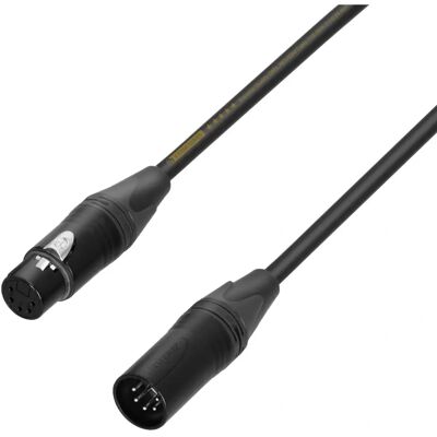 Neutrik XLR 5-pin Cable - 5m Black - For DMX signals - Cables Neutrik XLR 5-pin Cable - 5m Black - For DMX signals - Cables