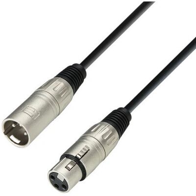 Adam Hall Mikrofonkabel - 3m XLR - Svart Adam Hall Mikrofonkabel - 3m XLR - Svart