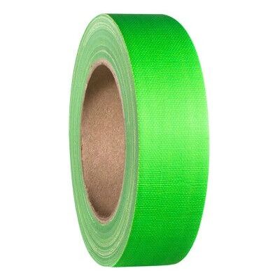 Adam Hall 58065NGRN Neon grön Gaffer Tape - 25m inomhus & utomhus Adam Hall 58065NGRN Neon grön Gaffer Tape - 25m inomhus & utomhus