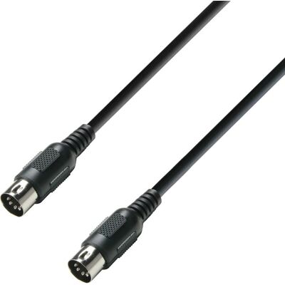 Adam Hall K3 MIDI 3 m Cable de audio negro - Cable MIDI Adam Hall K3 MIDI 3 m Cable de audio negro - Cable MIDI
