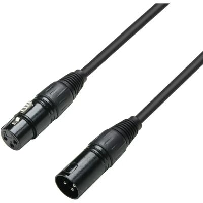 Adam Hall DMX-kabel - 15m - XLR Han till Hona - Hållbar Adam Hall DMX-kabel - 15m - XLR Han till Hona - Hållbar