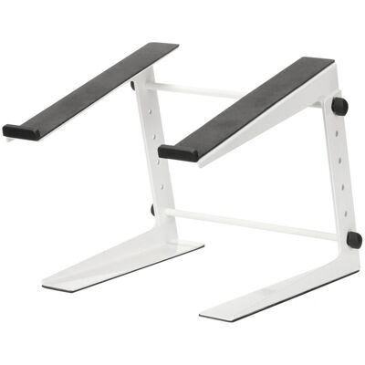 Suporte para Laptop Adam Hall SLT001EW - Altura e largura ajustáveis Suporte para Laptop Adam Hall SLT001EW - Altura e largura ajustáveis