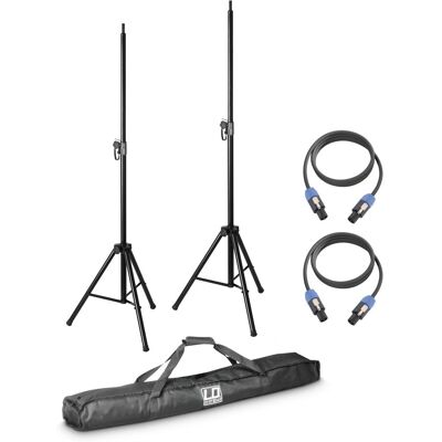 LD Systems DAVE 8 SET 2 - Stojany na reproduktory a kabely LD Systems DAVE 8 SET 2 - Stojany na reproduktory a kabely