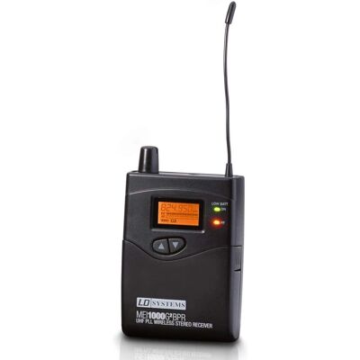 LD Systems LDMEI 1000 G2 BPR In-Ear Receiver - Wireless UHF, 96 Channels LD Systems LDMEI 1000 G2 BPR In-Ear Receiver - Wireless UHF, 96 Channels