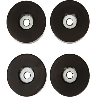 Adam Hall Hardware 4906 M4 - Lot de pieds en caoutchouc - Noir Adam Hall Hardware 4906 M4 - Lot de pieds en caoutchouc - Noir
