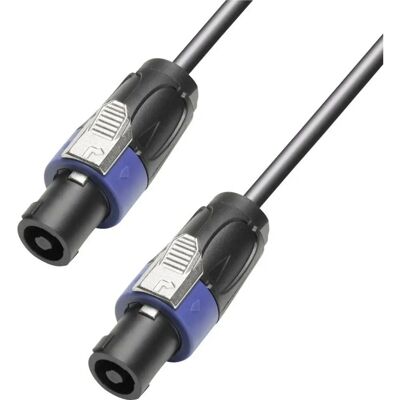 Adam Hall Lautsprecherkabel 3m - Lautsprecher Kabel - 4 x 2,5mm² - Schwarz Adam Hall Lautsprecherkabel 3m - Lautsprecher Kabel - 4 x 2,5mm² - Schwarz