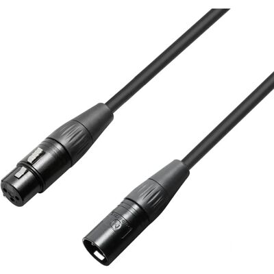 Adam Hall Mikrofonní kabel OCC XLR samec na XLR samice - 1,5 m - Edice Krystal Adam Hall Mikrofonní kabel OCC XLR samec na XLR samice - 1,5 m - Edice Krystal