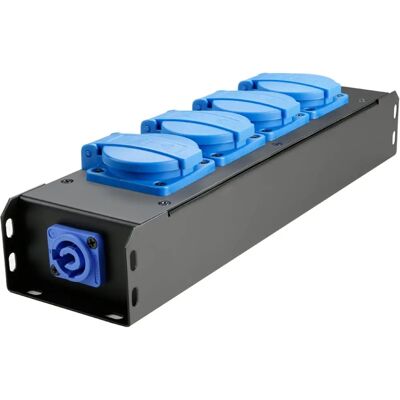 Adam Hall PROPORT 4 Power Strip - 4 IP54 Steckdosen, M10 Befestigungen Adam Hall PROPORT 4 Power Strip - 4 IP54 Steckdosen, M10 Befestigungen